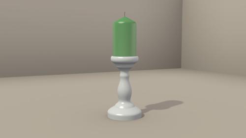 Candle and Stand  preview image